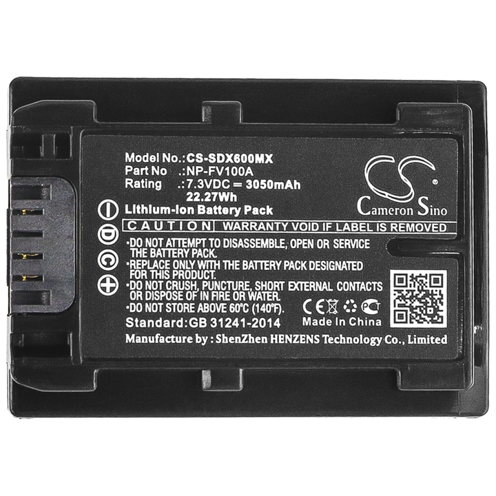 Camera Battery Sony HDR-CX680
