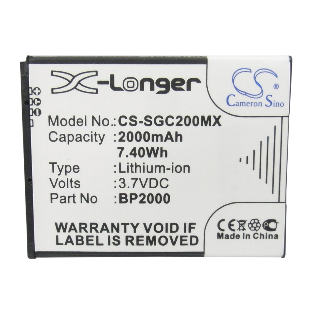 Batterij compatibel met Samsung CS-SGC200MX