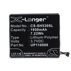 Remplacement de batterie compatible pour Sharp AE5153600,UP110008,XN-1BT36