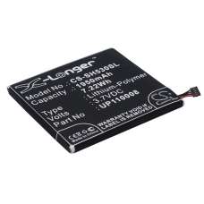 Compatibele batterijvervanging voor Sharp AE5153600,UP110008,XN-1BT36