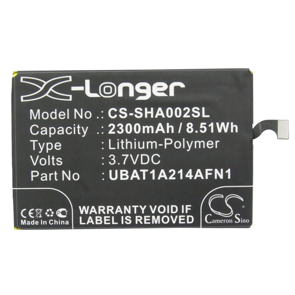 Batterij compatibel met Sharp CS-SHA002SL