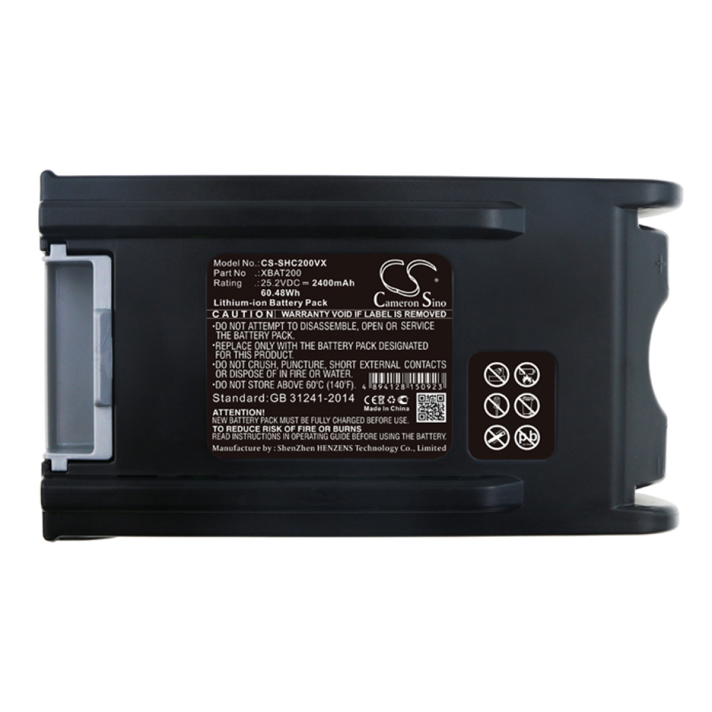 Batterijen voor stofzuigers Shark CS-SHC200VX
