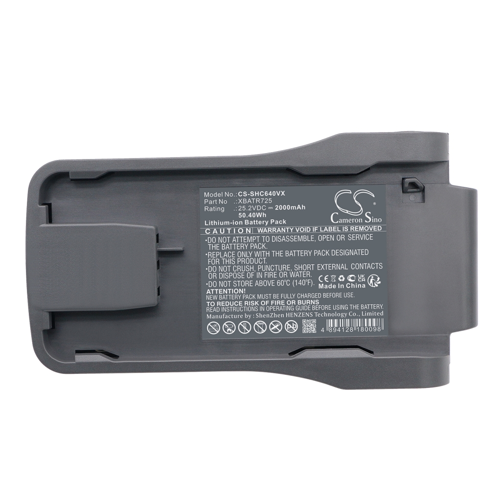 Compatible battery replacement for Shark XBATR725