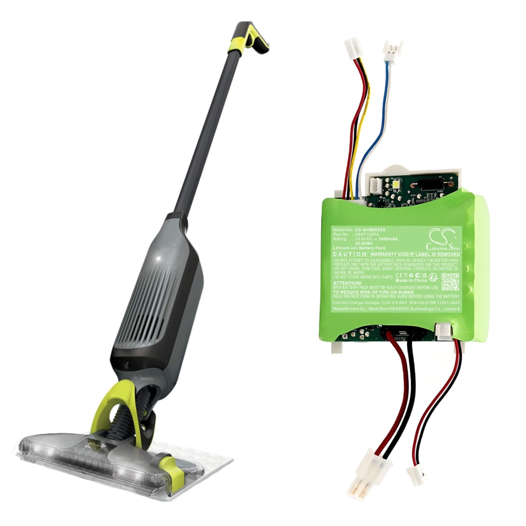 Batterijen voor stofzuigers Shark CS-SHM255VX
