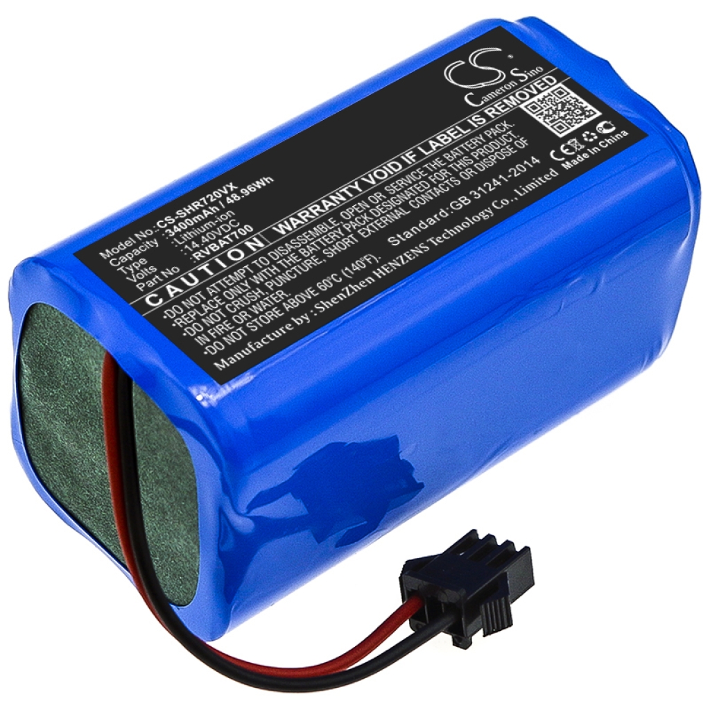 Batterijen voor stofzuigers Shark CS-SHR720VX