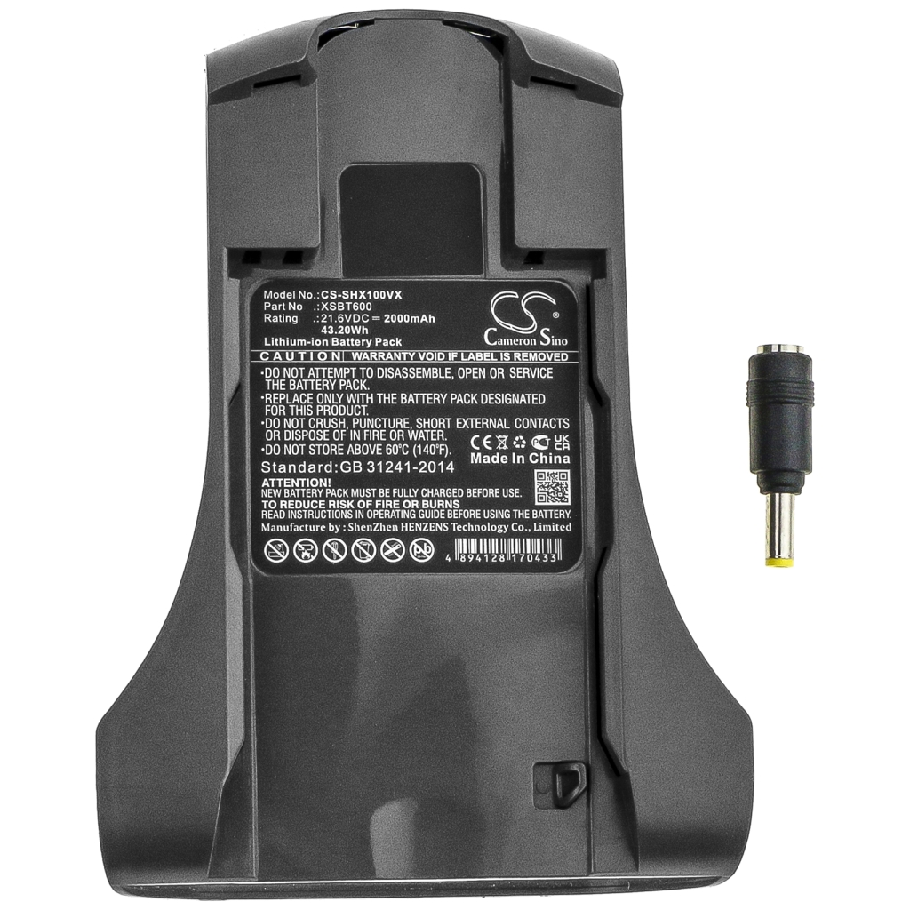 Batterijen voor stofzuigers Shark CS-SHX100VX