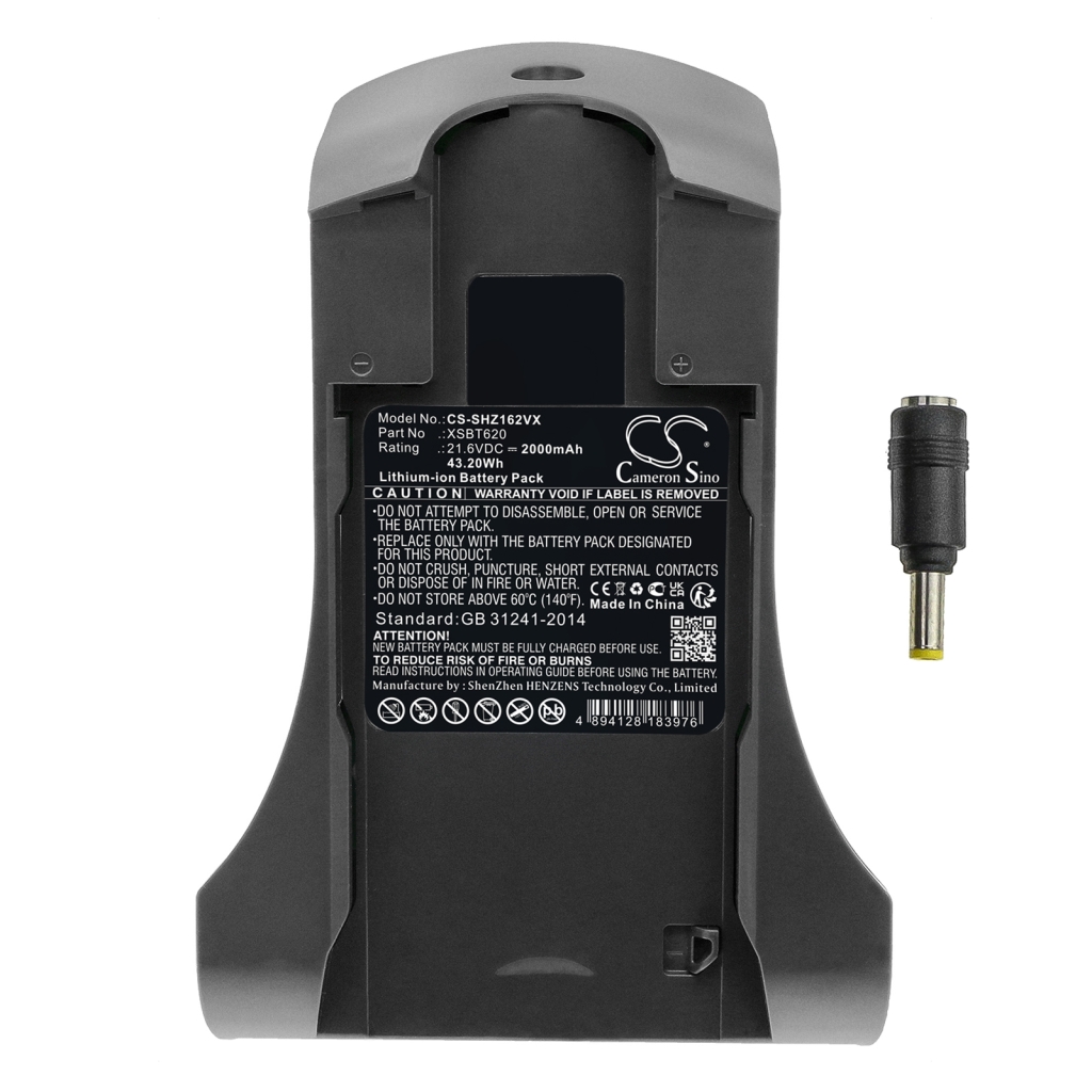 Batterijen voor stofzuigers Shark CS-SHZ162VX