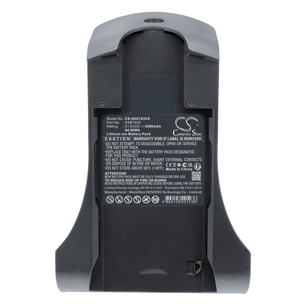 Batterijen voor stofzuigers Shark CS-SHZ163VX
