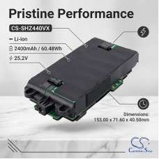 Compatibele batterijvervanging voor Shark XFBT750