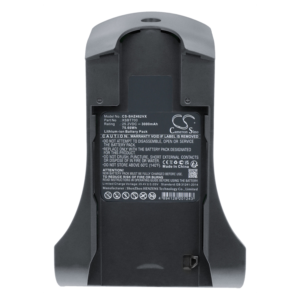 Batterijen voor stofzuigers Shark CS-SHZ462VX