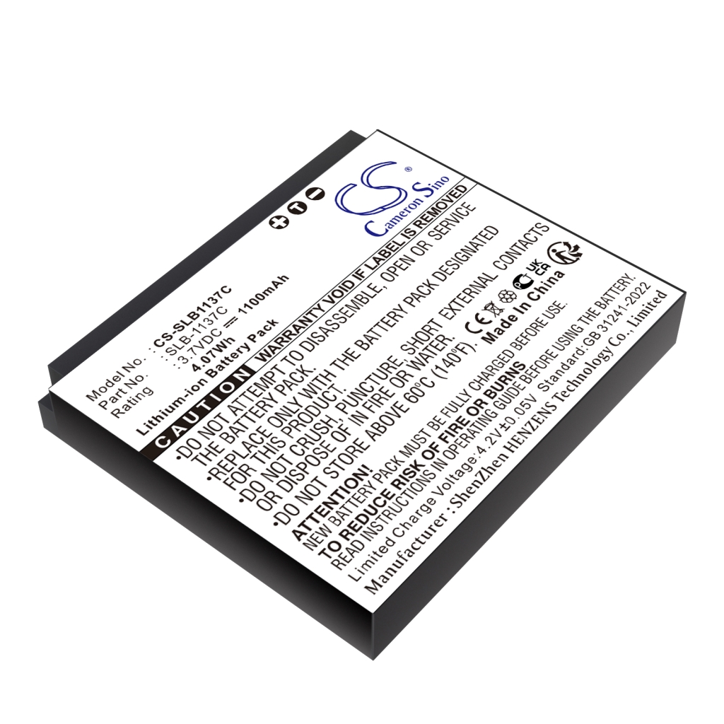 Batterij Vervangt SLB-1137C
