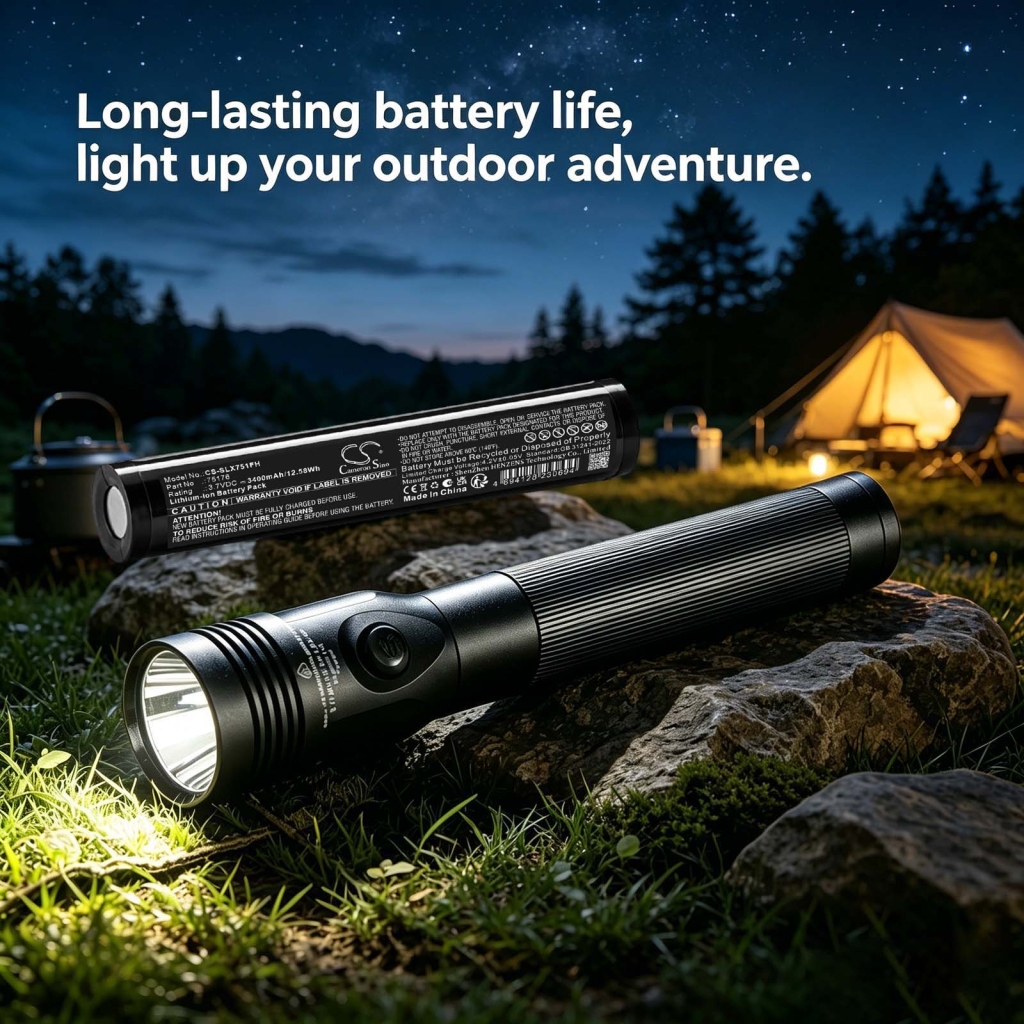 Batterij compatibel met Streamlight CS-SLX751FH