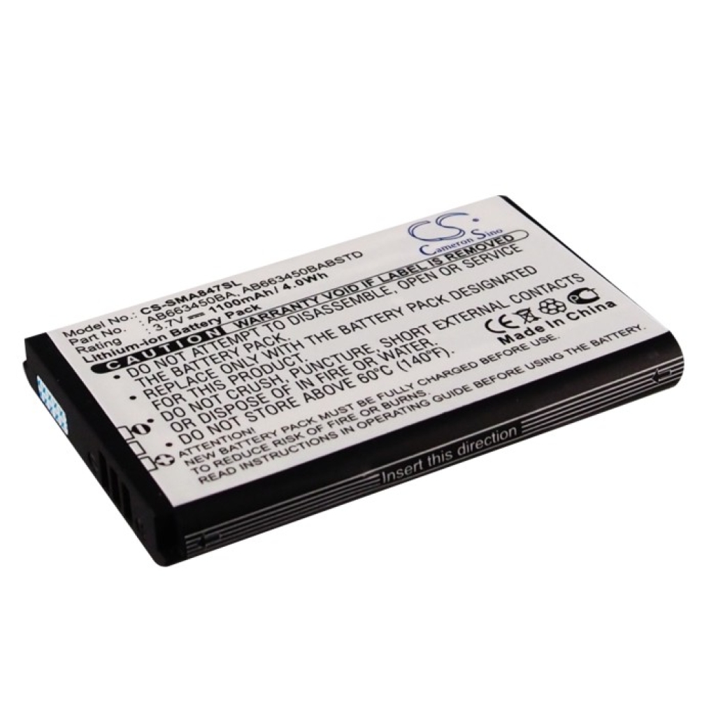 Batterij voor mobiele telefoon Samsung CS-SMA847SL