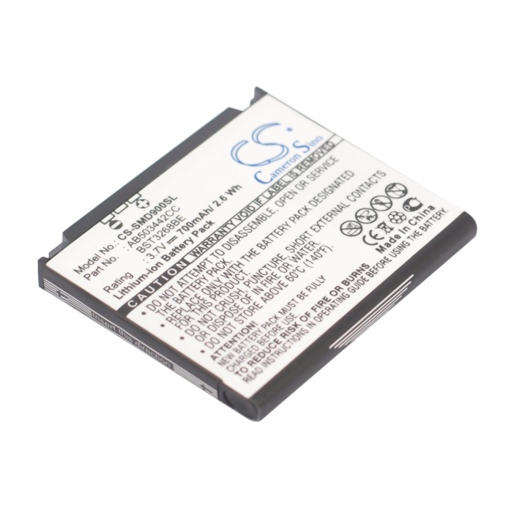 Batterij voor mobiele telefoon Samsung CS-SMD900SL