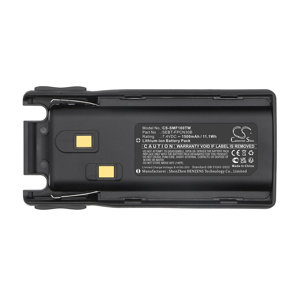 Batterij voor tweerichtingsradio Samcom CS-SMF100TW