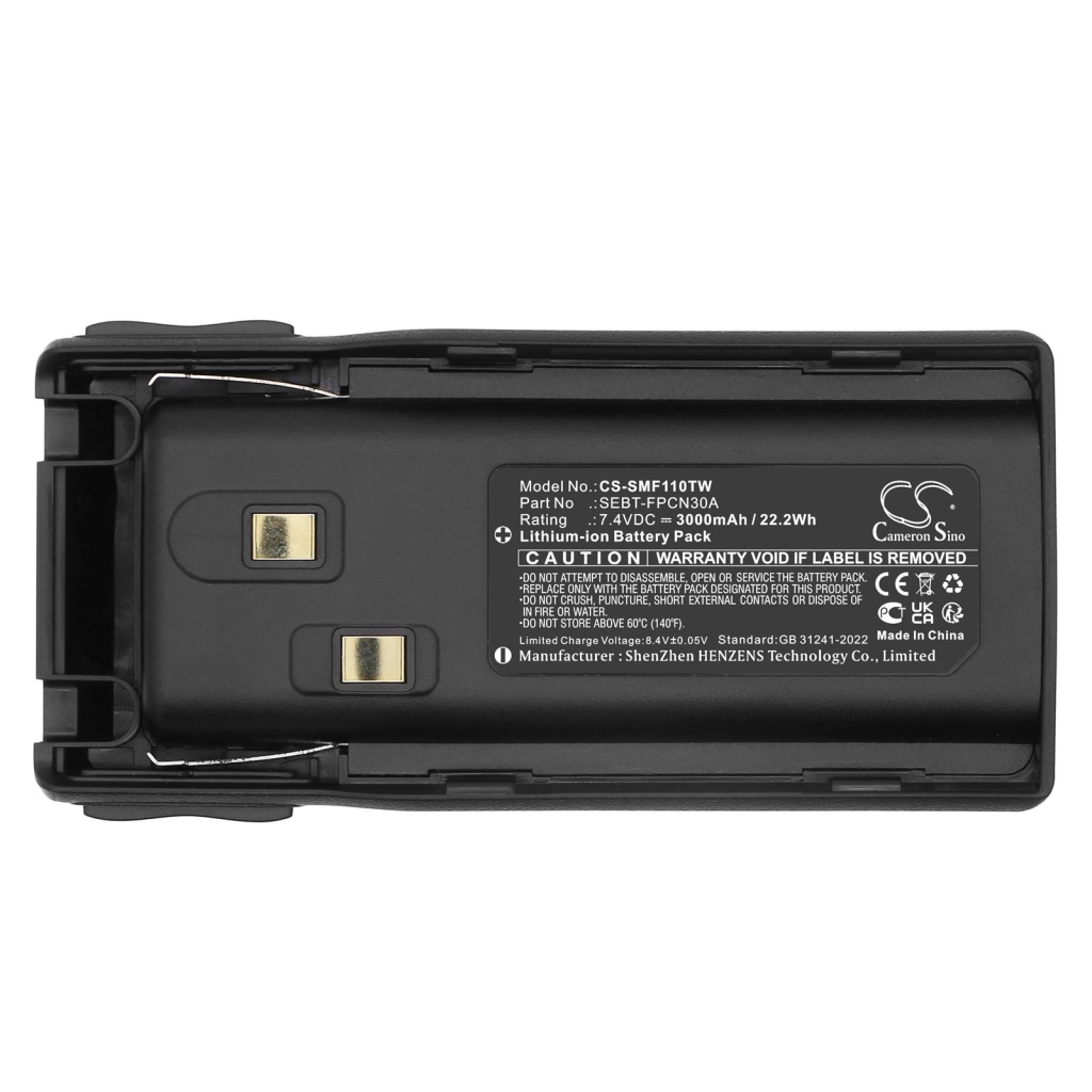 Batterie radio bidirectionnelle Samcom CS-SMF110TW