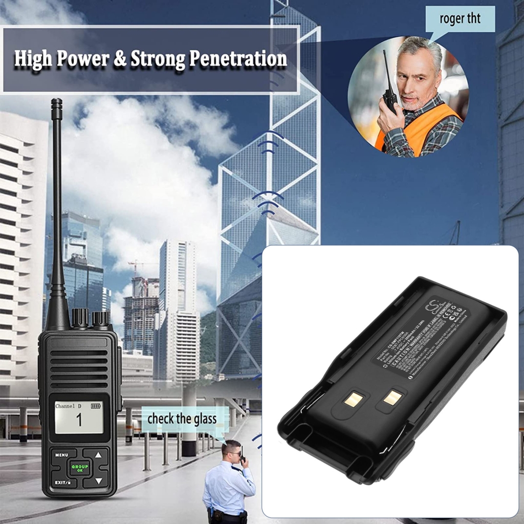 Batterij voor tweerichtingsradio Samcom CS-SMF110TW