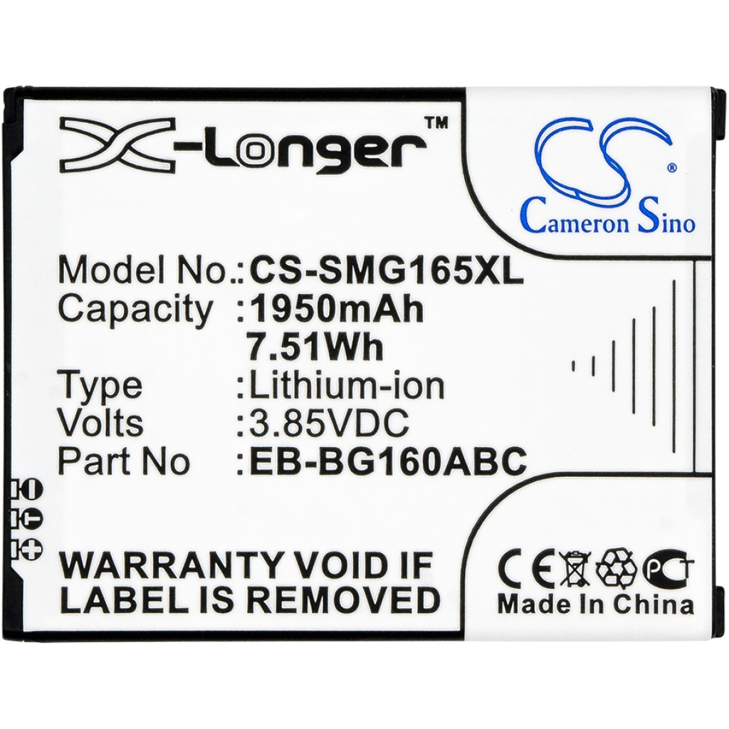 Batterij compatibel met Samsung CS-SMG165XL