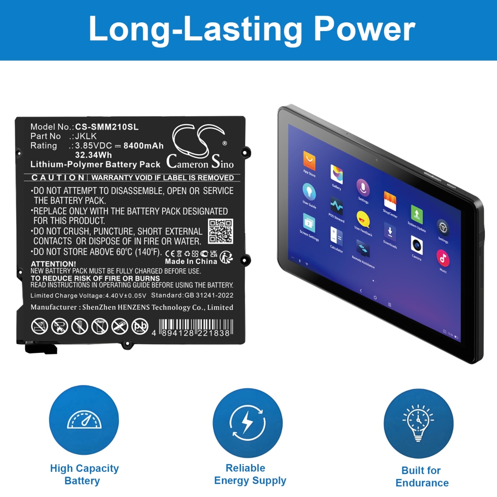 Tablet batterijen Sunmi CS-SMM210SL