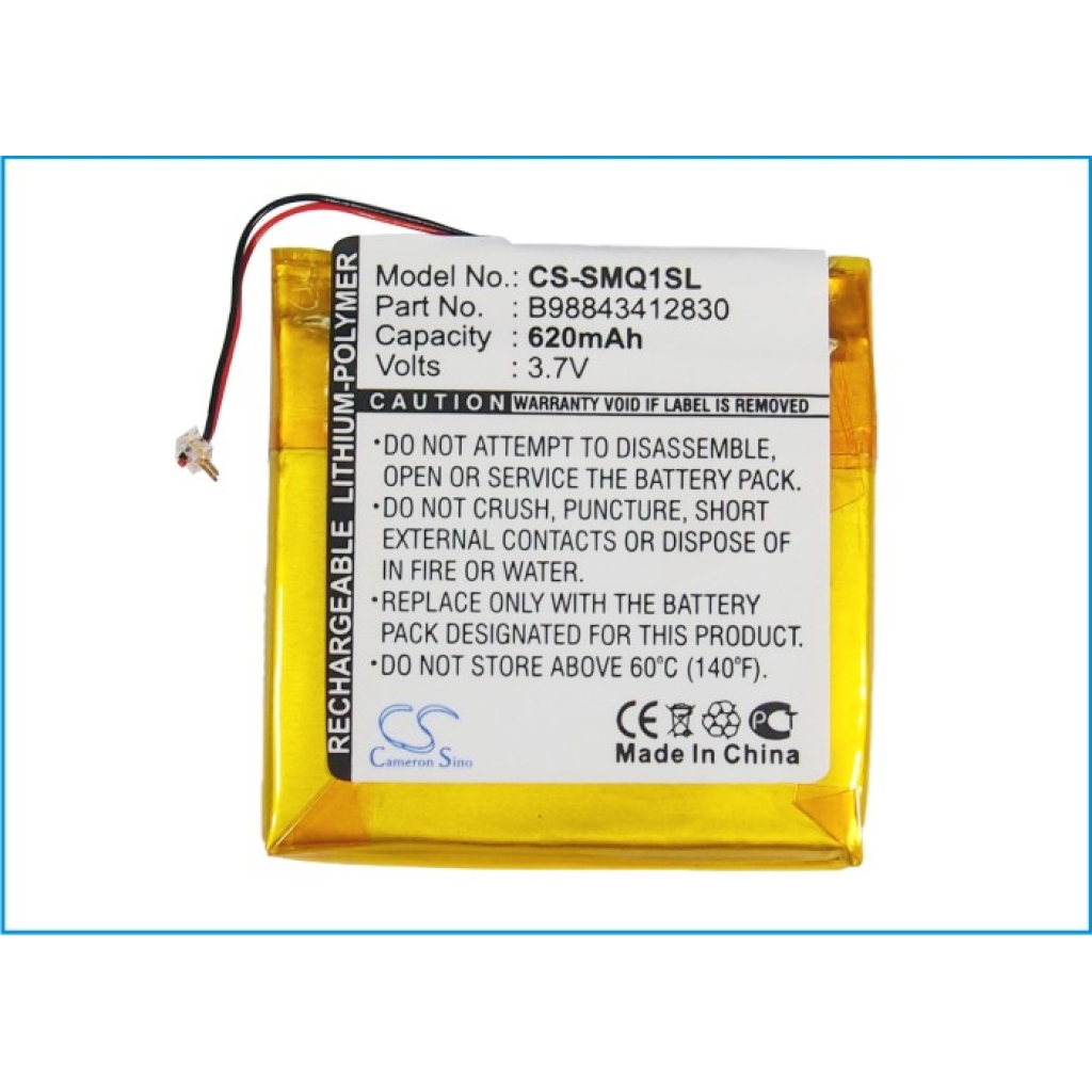 Batterij compatibel met Samsung CS-SMQ1SL