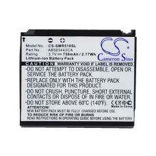 Remplacement de batterie compatible pour Samsung AB503442BABSTD,AB503442CA