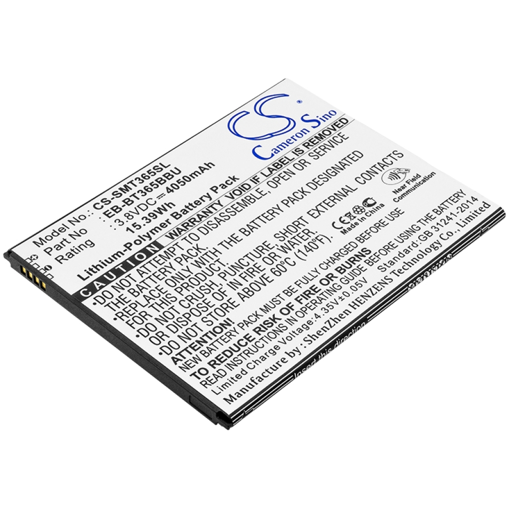 Battery Replaces EB-BT365BBC