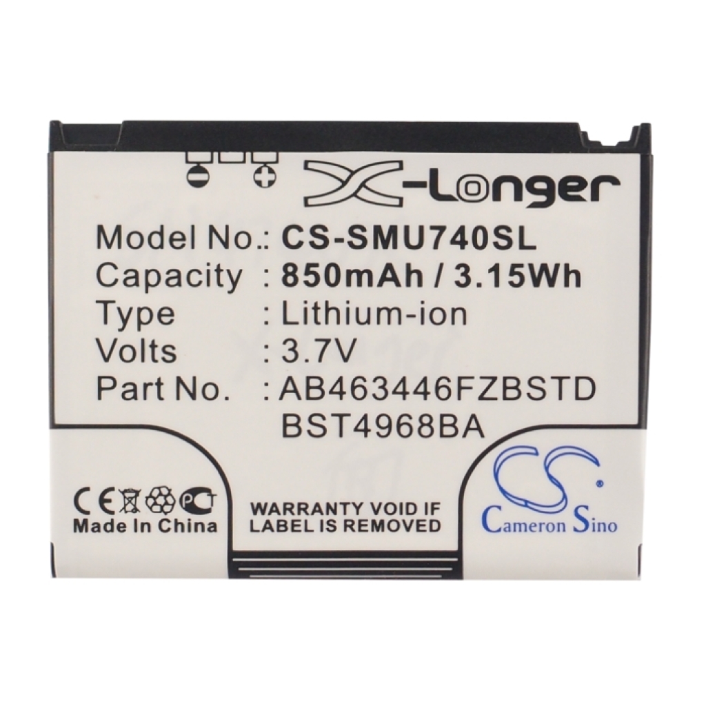 Batterij compatibel met Samsung CS-SMU740SL
