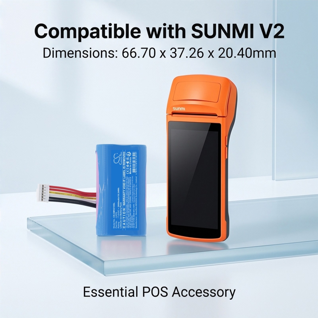Batterijen compatibel met Sunmi V2 SE CS-SMV210SL