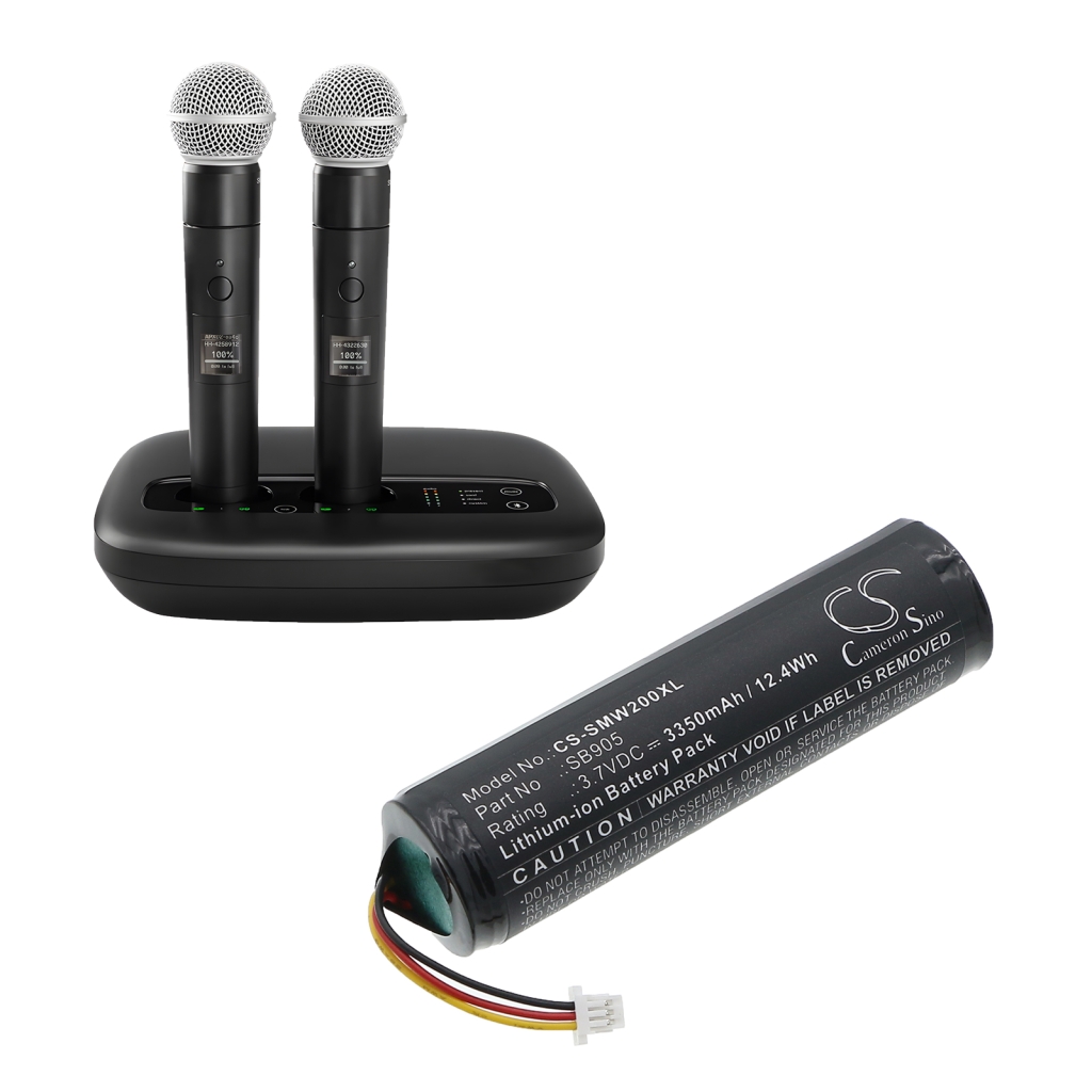 Audio device batteries Shure MXW Handheld Transmitter