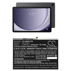 Compatibele batterijvervanging voor Samsung WT-S-W11