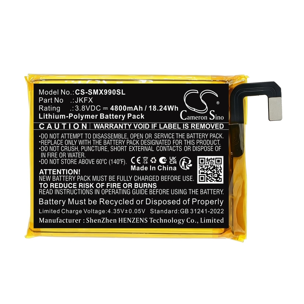 Batterijen compatibel met Sunmi X9 X9 CS-SMX990SL