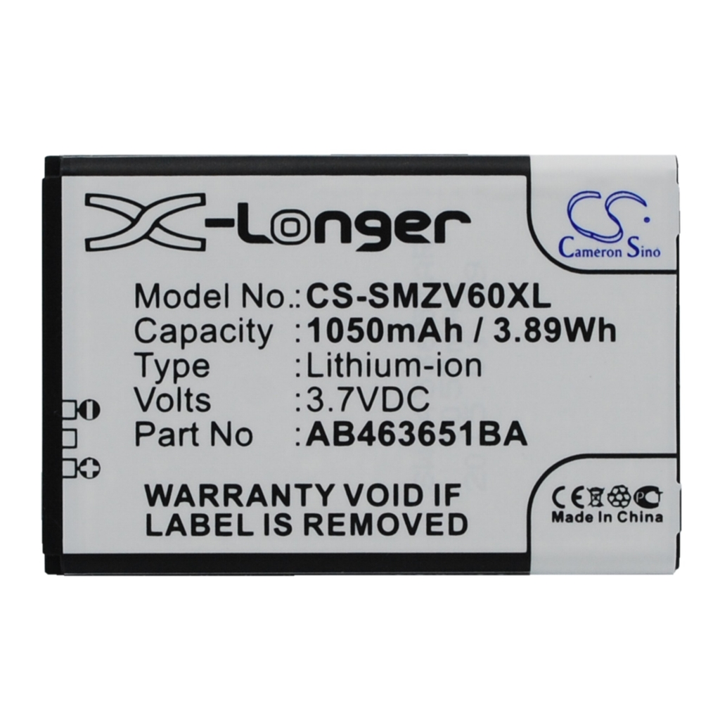 Batterij compatibel met Samsung CS-SMZV60XL