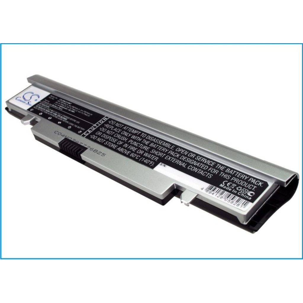 Cameron Sino CS-SNC210NT zilver-zwarte accu Samsung N210/N220, etiketaanzicht