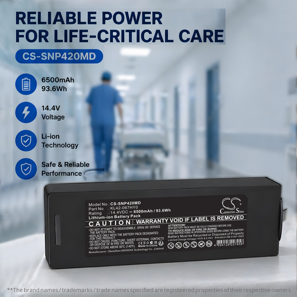 Batterij compatibel met Sonoscape CS-SNP420MD