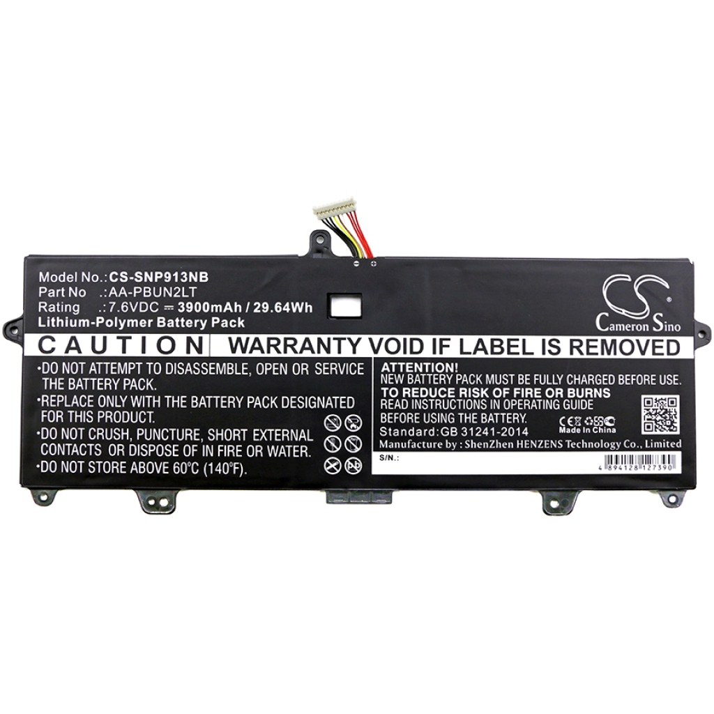 Notebook batterij Samsung CS-SNP913NB