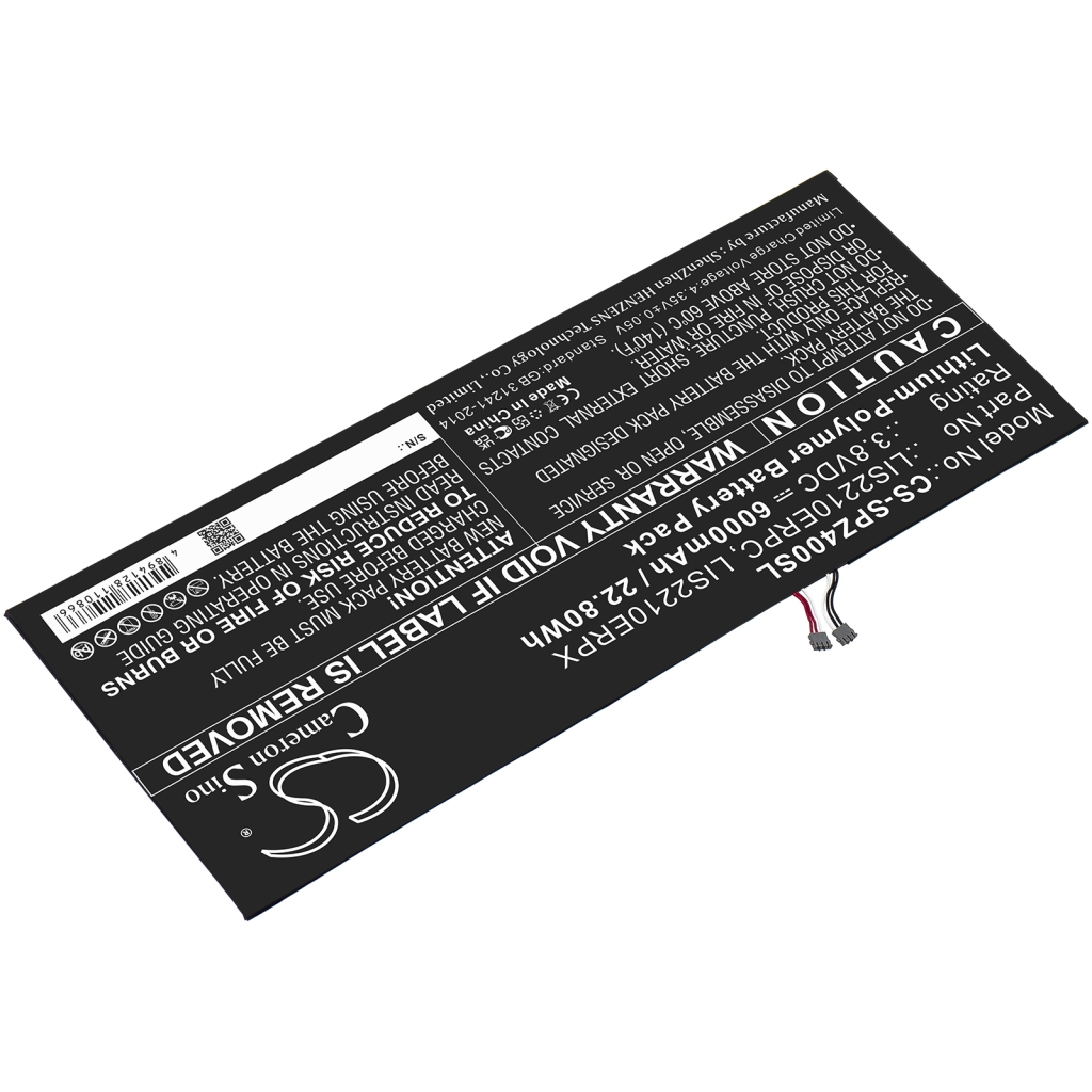 Batterij Vervangt LIS2210ERPC