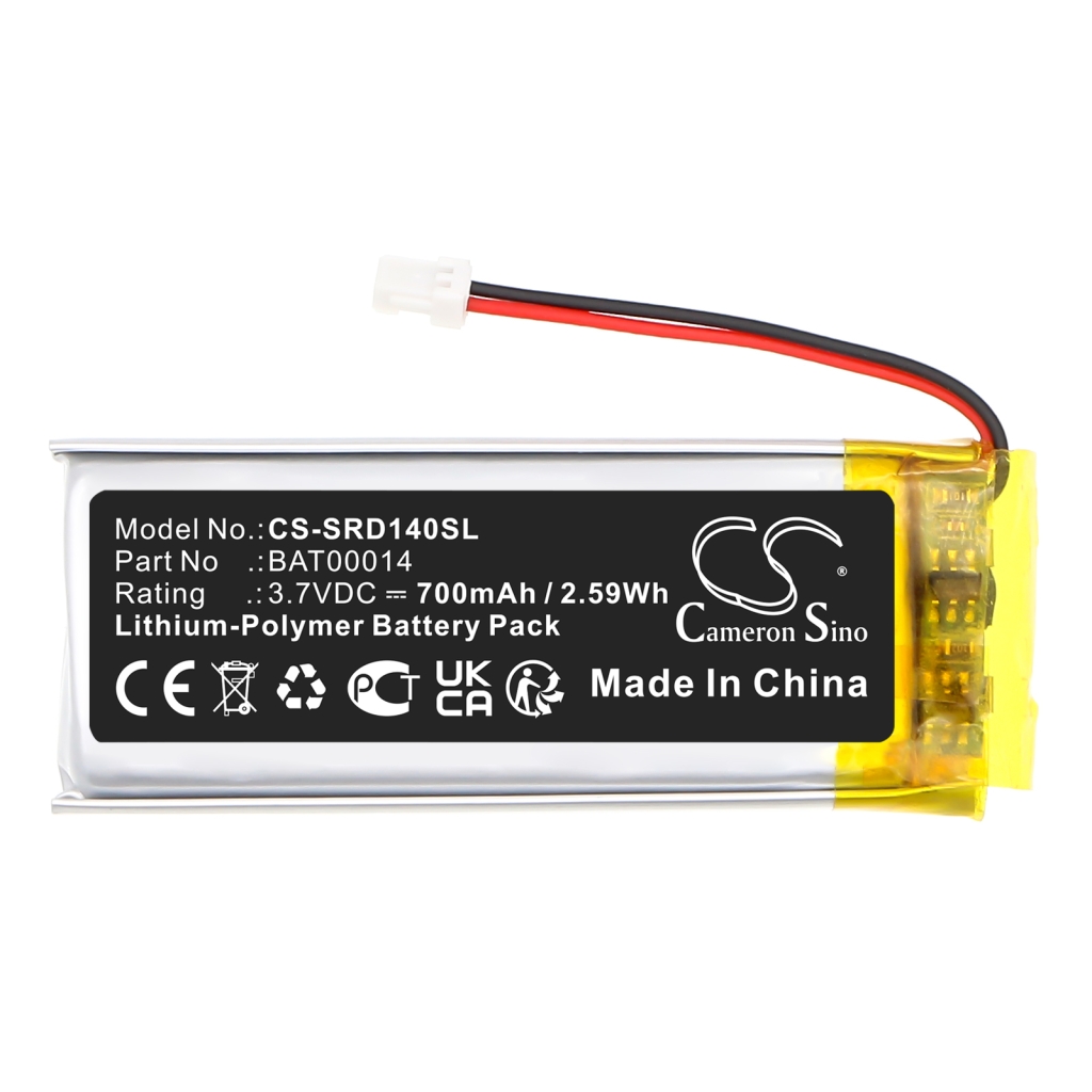 Batterij voor draadloze headset Cardo CS-SRD140SL