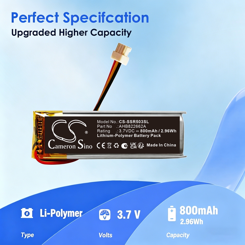 Batterij compatibel met Sena CS-SSR503SL