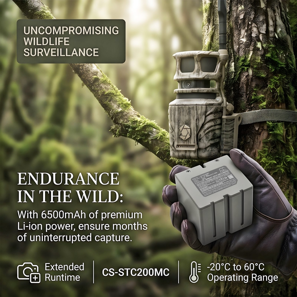 Batterij compatibel met Stealth cam CS-STC200MC