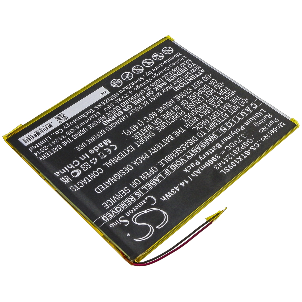 Batterij compatibel met Smartab CS-STX109SL