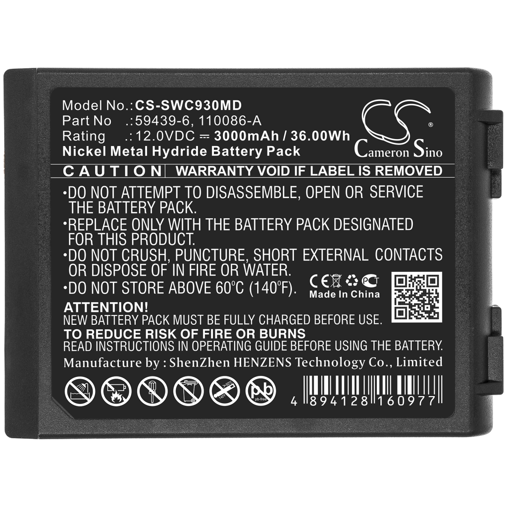 Batterij compatibel met Simonson-wheel Artema CS-SWC930MD