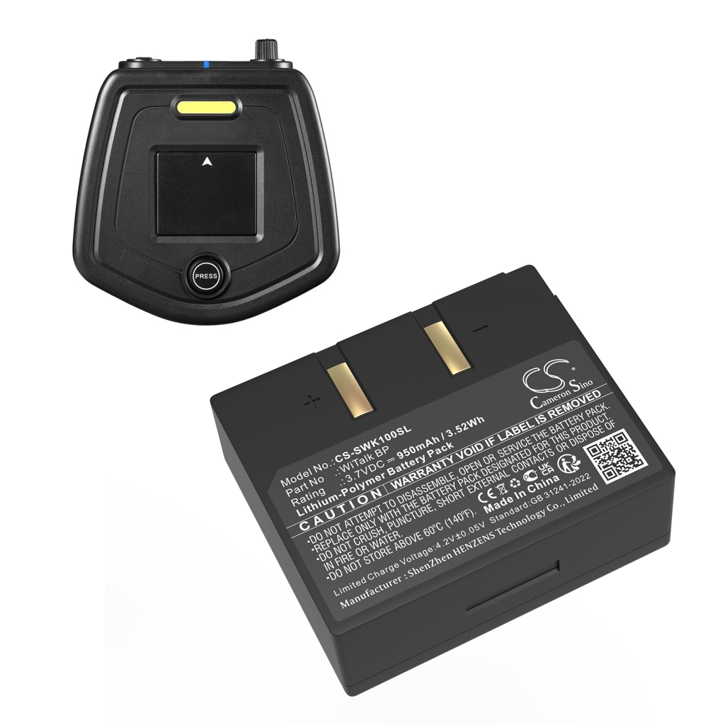 Batterij voor draadloze headset Saramonic CS-SWK100SL