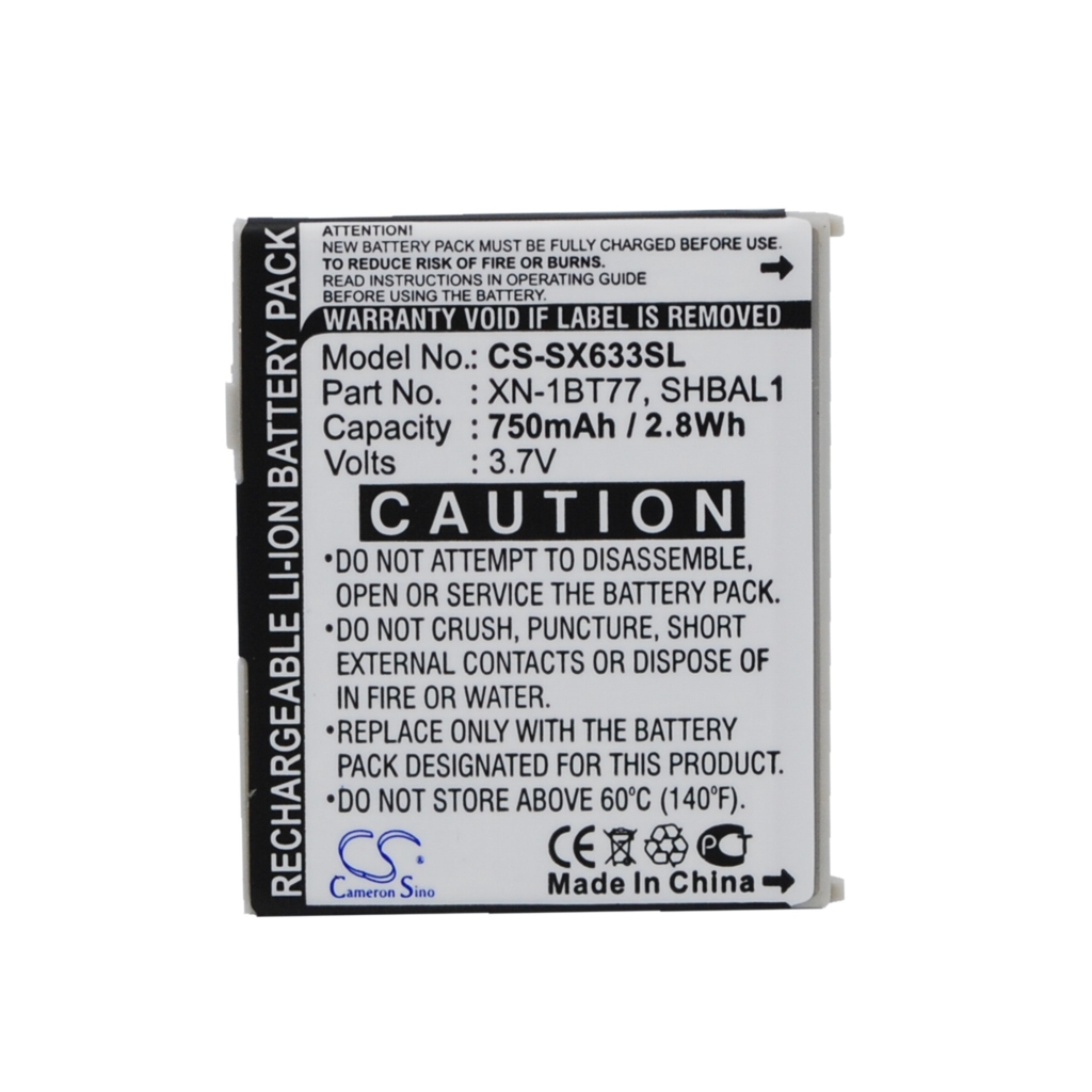 Batterij compatibel met Sharp Vodafone SoftBank CS-SX633SL
