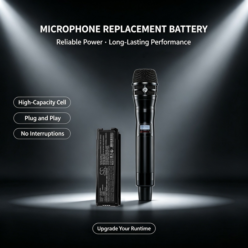 Batterij compatibel met Shure CS-SXT920SL