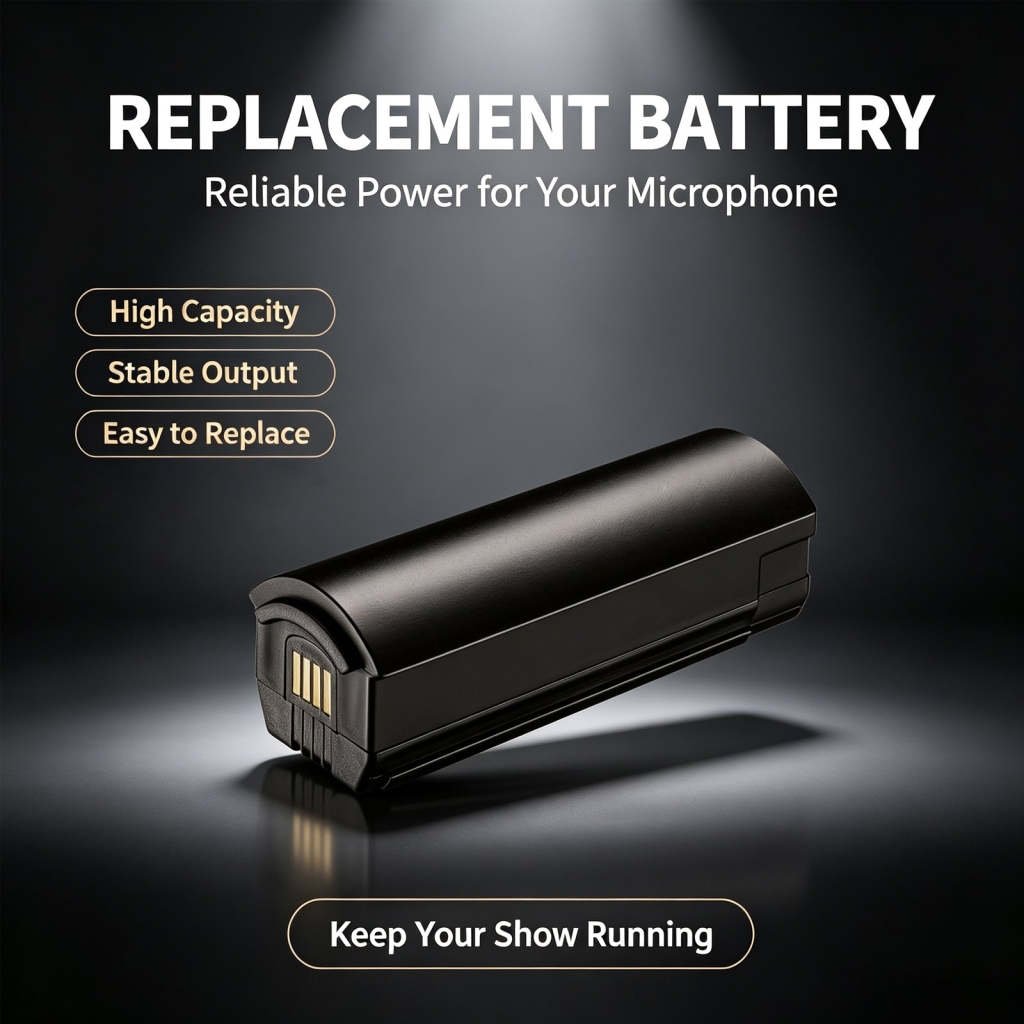 Batterij compatibel met Shure CS-SXT920SL