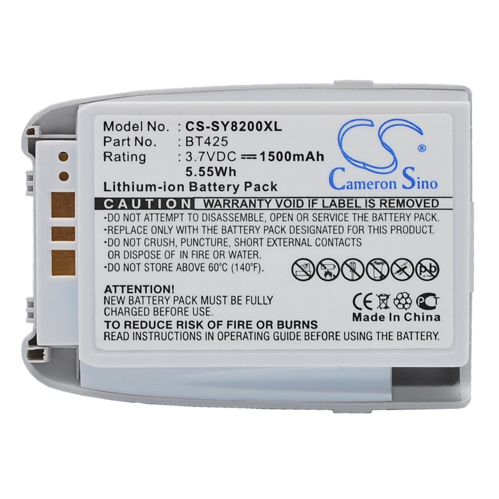 Batterij compatibel met Sanyo CS-SY8200XL