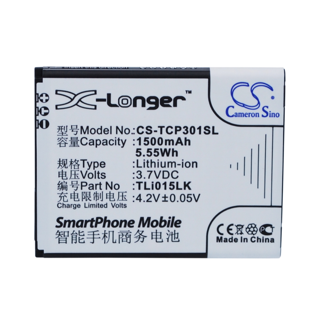 Batterij compatibel met TCL CS-TCP301SL