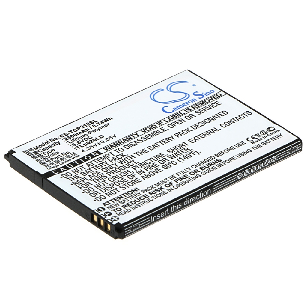 Batterie de téléphone portable TCL CS-TCP318SL