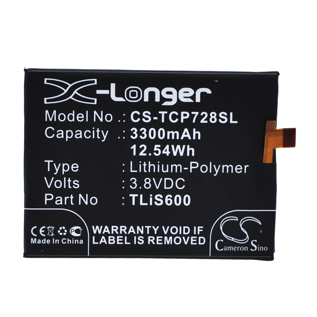 Batterij Vervangt Li3834t43p6h886740