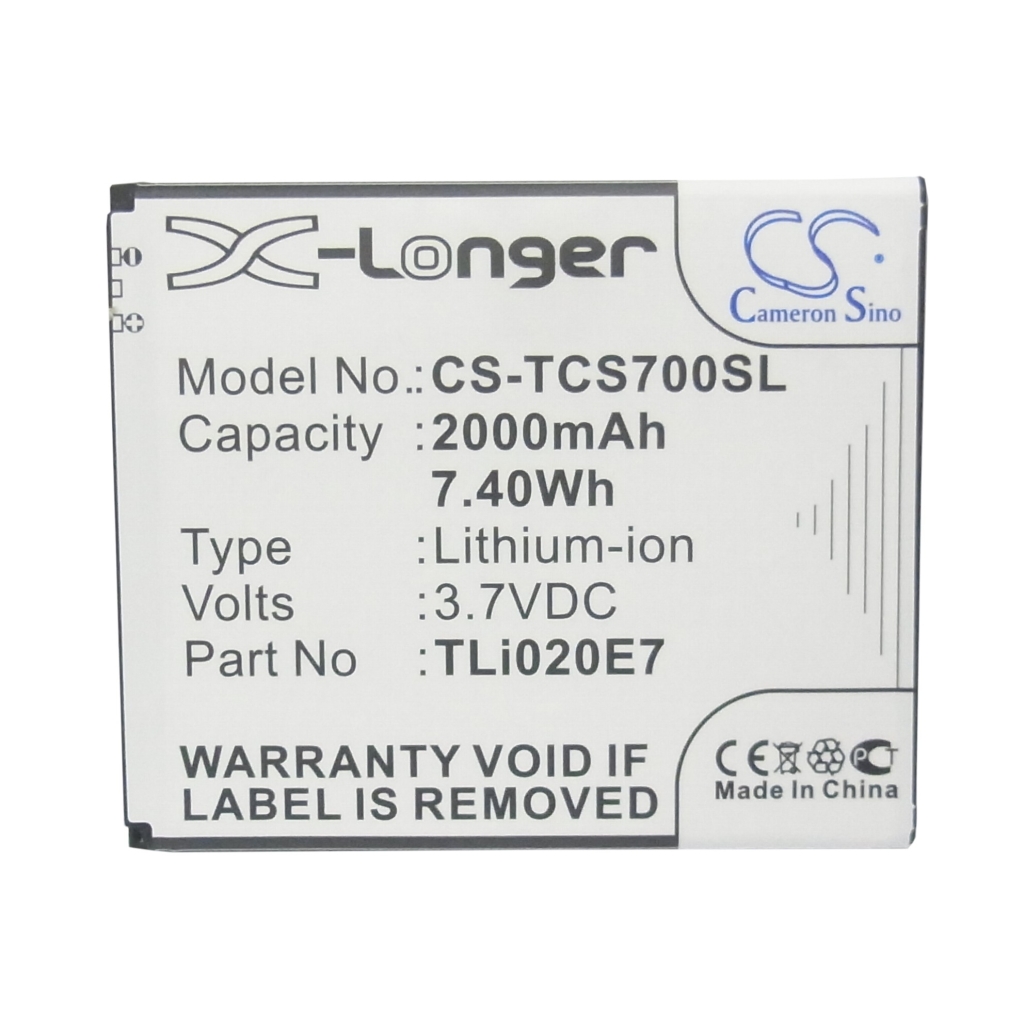 Batterie de téléphone portable TCL CS-TCS700SL